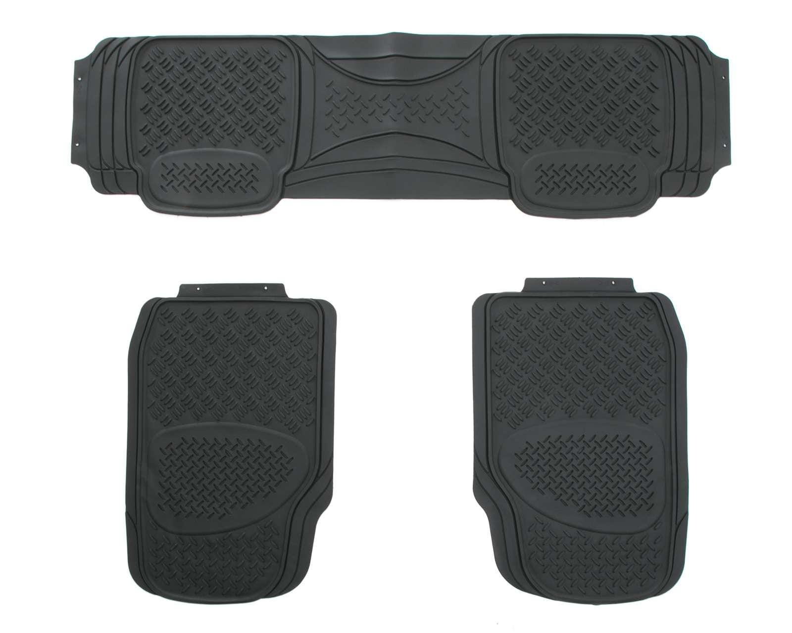 Tapete para Auto Starprix SPTP3-1 Negro 3 Piezas