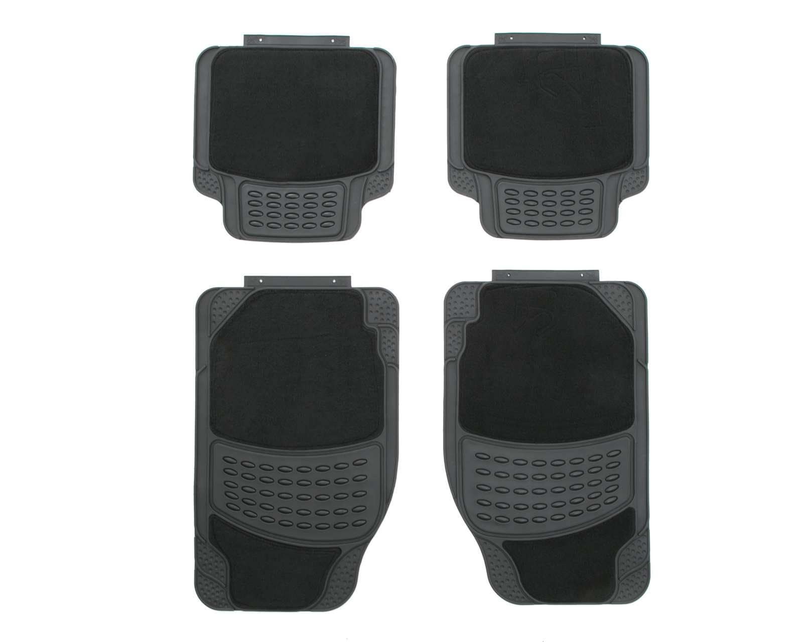 Tapete para Auto Starprix SPTP4-2 Negro 4 Piezas