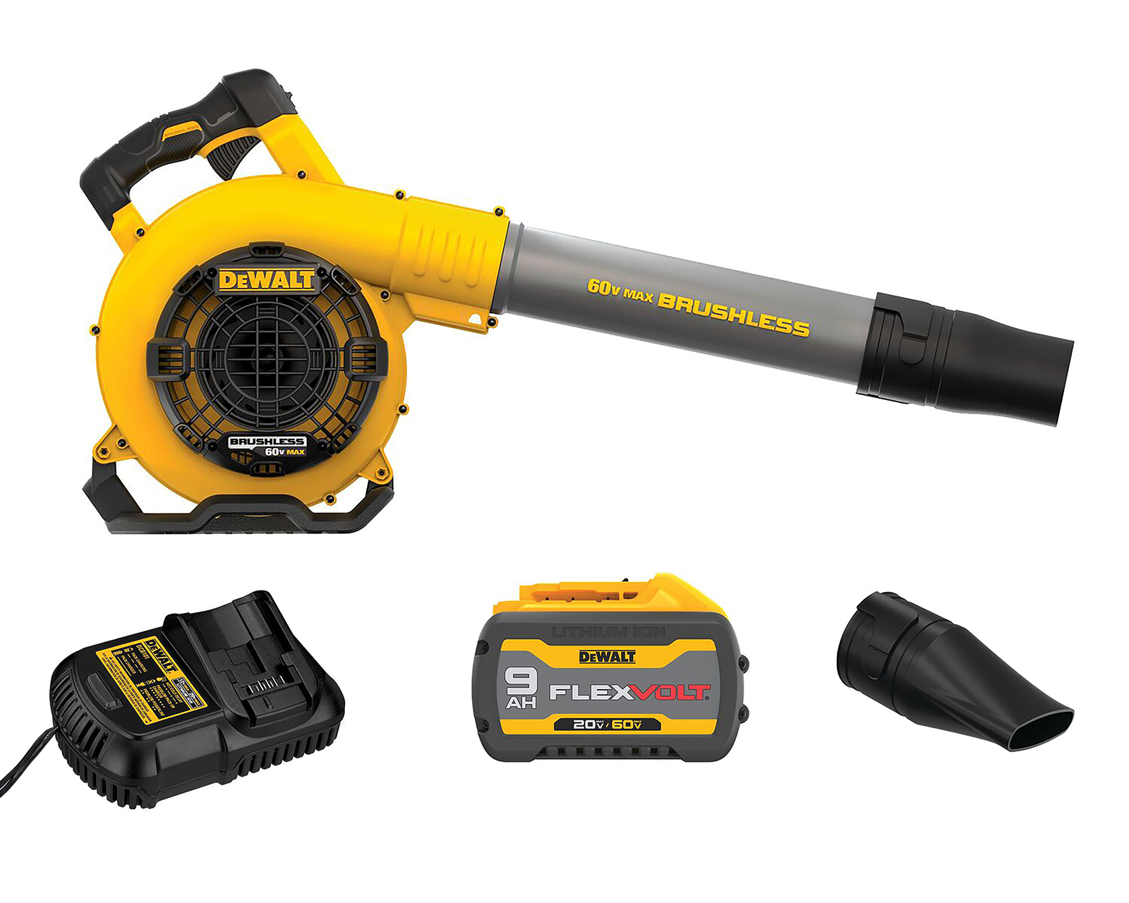 Sopladora Inalámbrica DeWalt 60 V Incluye Cargador y Batería