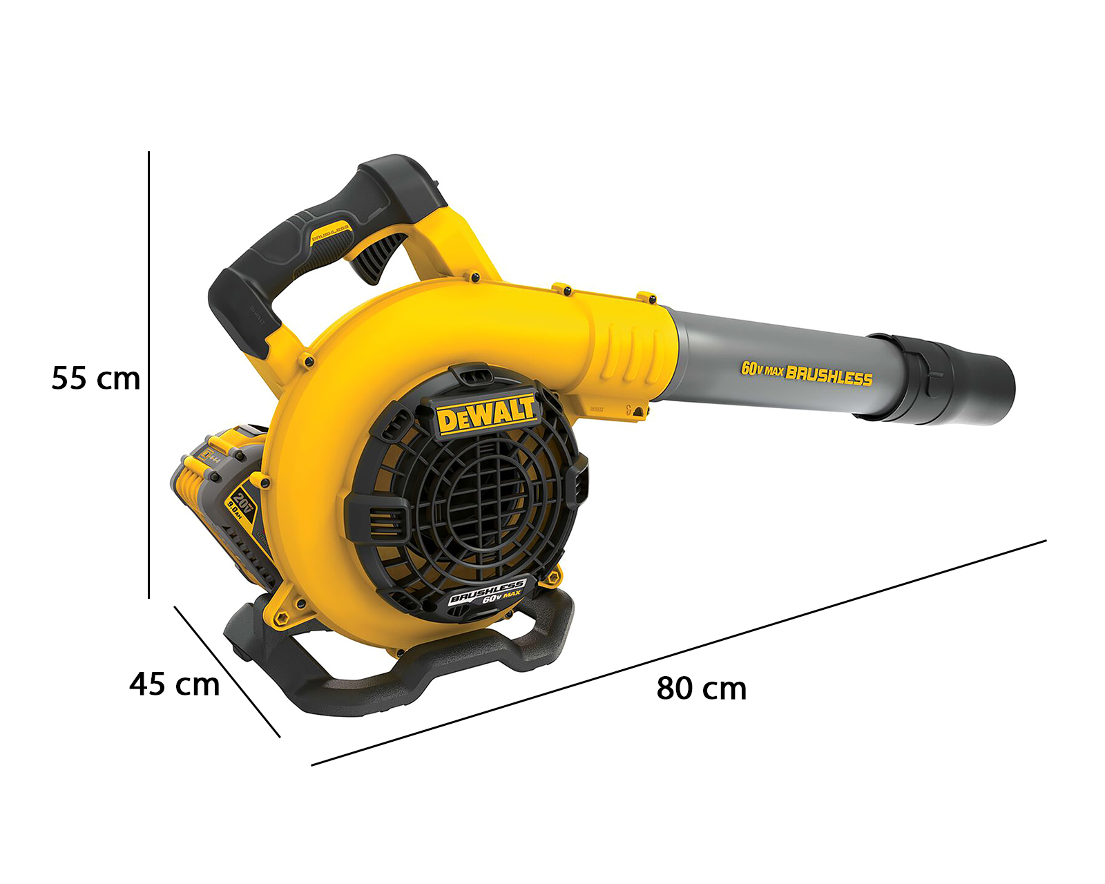 Foto 7 | Foto 7 | Sopladora Inalámbrica DeWalt 60 V Incluye Cargador y Batería