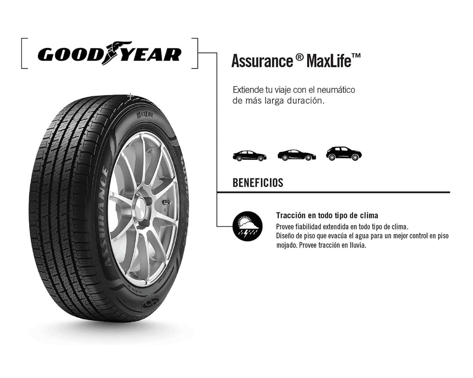 Foto 4 pulgar | Foto 3 | Llanta Goodyear 225/55 R19