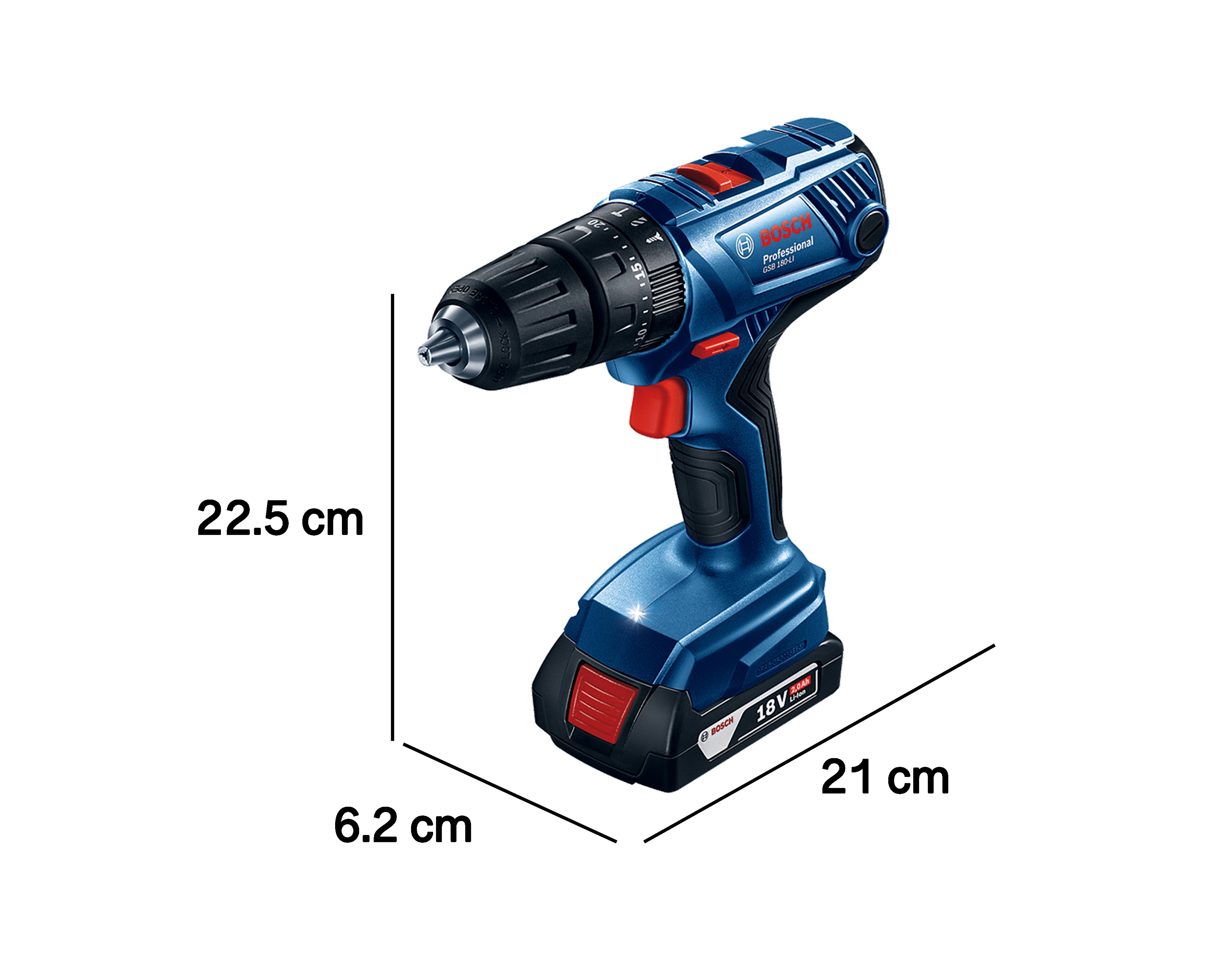 Foto 9 | Foto 9 | Taladro Rotomartillo Bosch Inalámbrico GSB 180LI 18 V