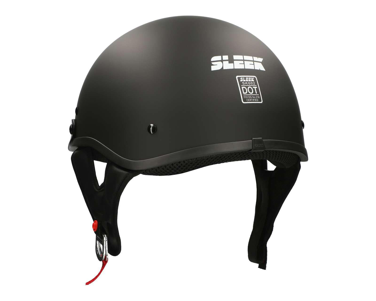 Foto 4 pulgar | Foto 3 | Casco para Motociclista Sleek Unitalla color Negro