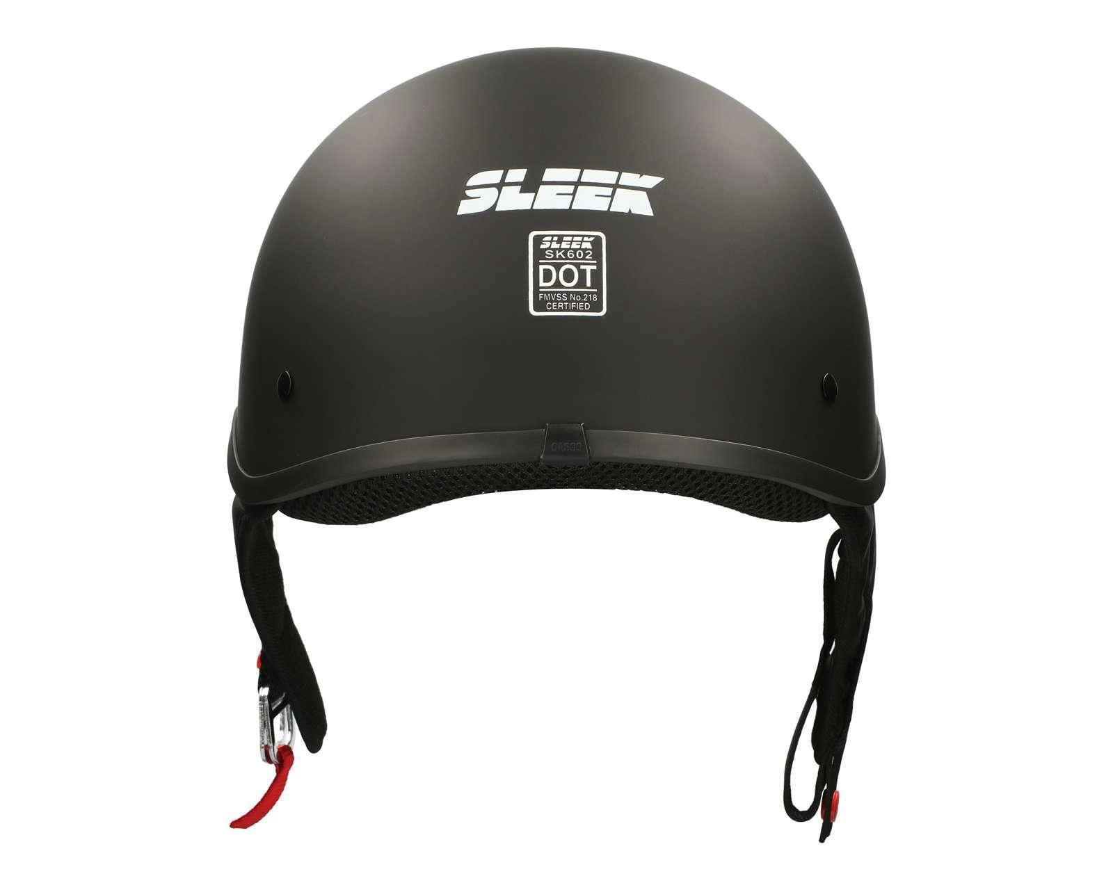 Foto 5 pulgar | Foto 4 | Casco para Motociclista Sleek Unitalla color Negro