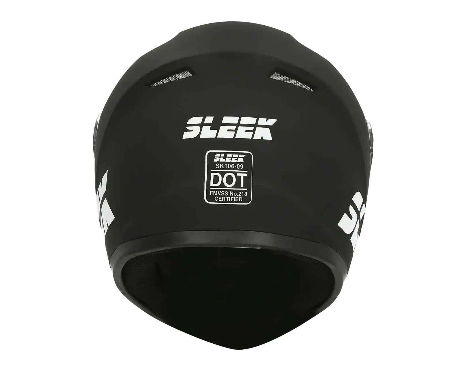 Foto 5 pulgar | Foto 4 | Casco para Motociclista Sleek Extragrande Negro
