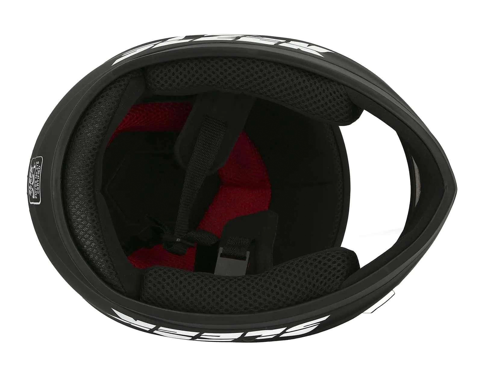 Foto 8 pulgar | Foto 7 | Casco para Motociclista Sleek Extragrande Negro