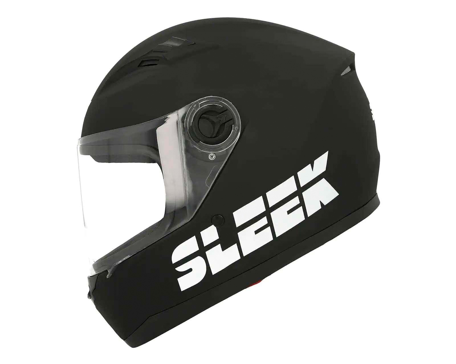 Foto 3 pulgar | Foto 2 | Casco para Motociclista Sleek Mediano Negro