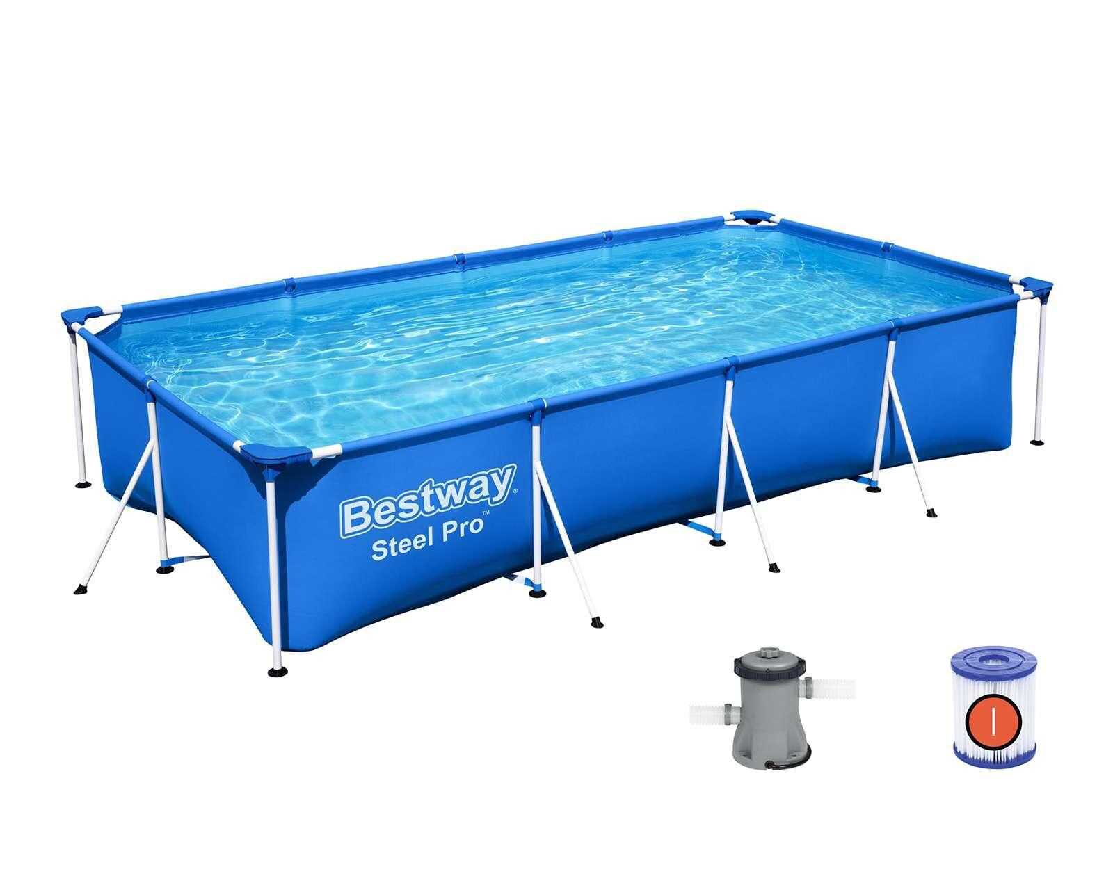 Foto 3 pulgar | Foto 2 | Alberca Rectangular Bestway 5,700 L