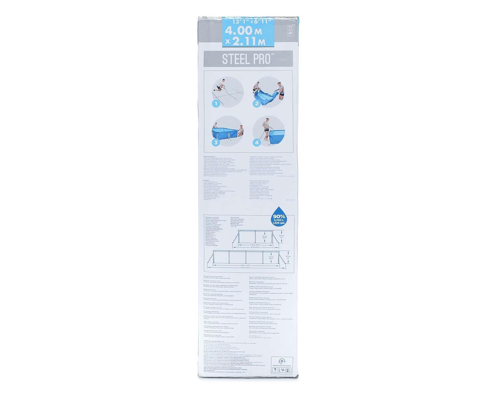 Foto 5 pulgar | Foto 4 | Alberca Rectangular Bestway 5,700 L