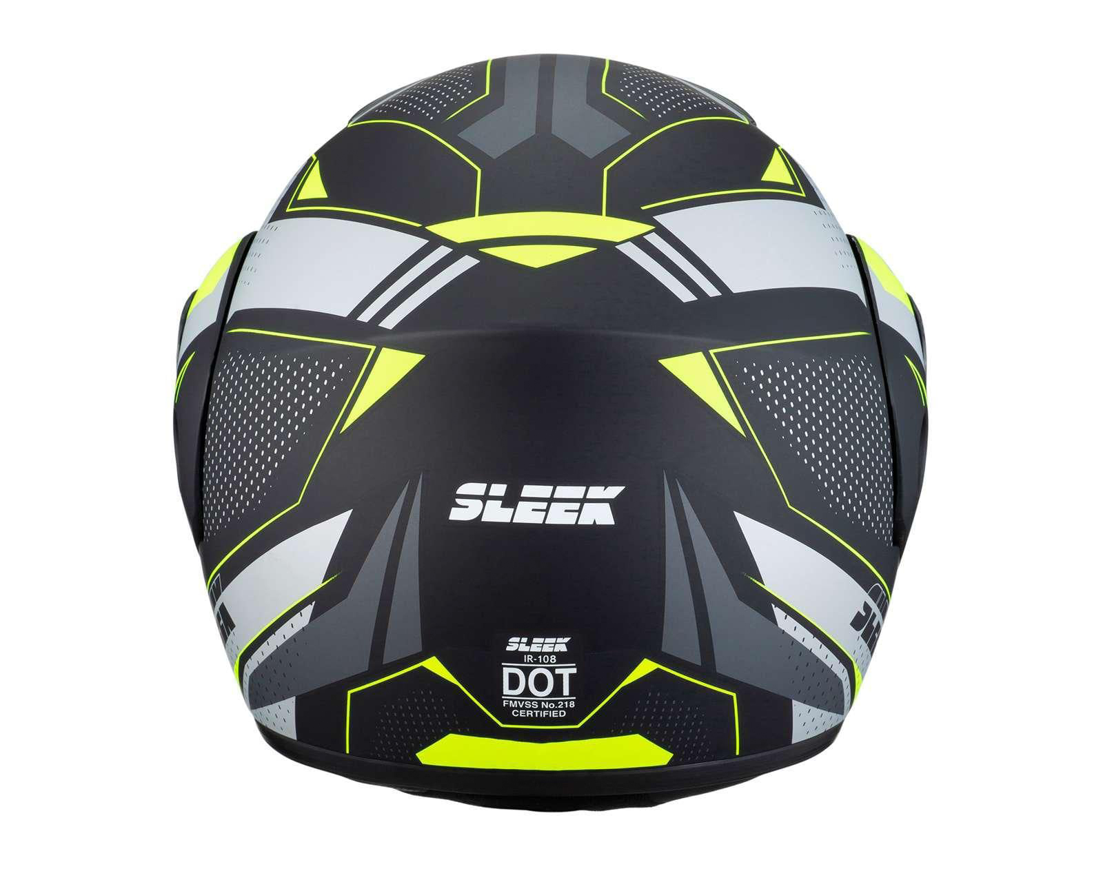 Foto 2 | Foto 2 | Casco para Motociclista Sleek Mediano Visera Abatible Negro