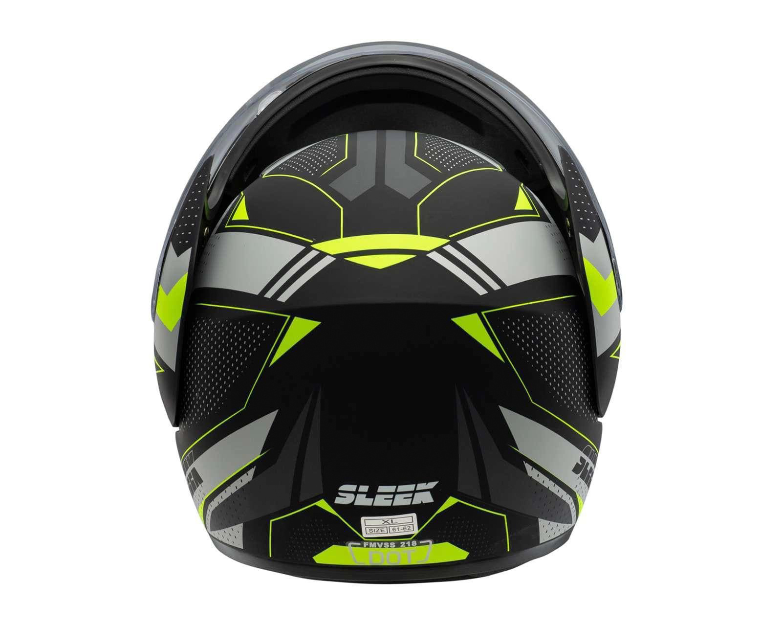 Foto 6 | Foto 6 | Casco para Motociclista Sleek Mediano Visera Abatible Negro