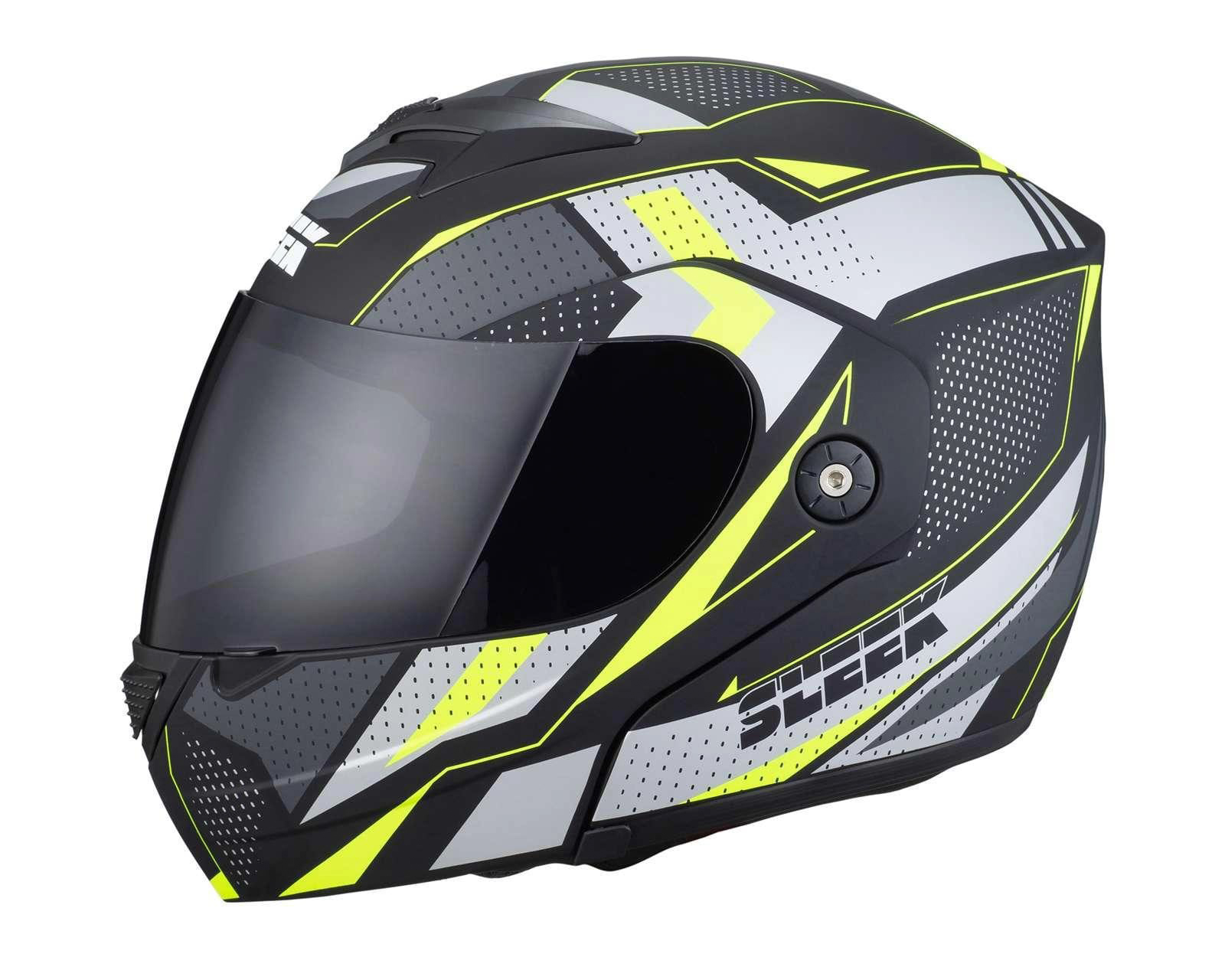 Casco para Motociclista Sleek Extragrande Negro