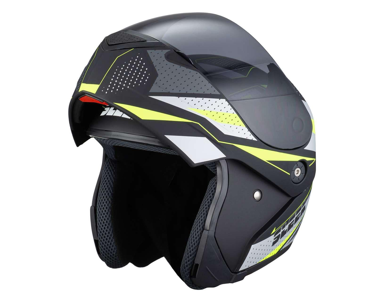 Foto 6 pulgar | Foto 5 | Casco para Motociclista Sleek Extragrande Negro