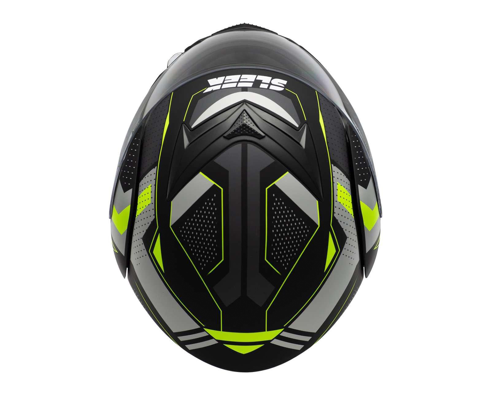 Foto 8 pulgar | Foto 7 | Casco para Motociclista Sleek Extragrande Negro