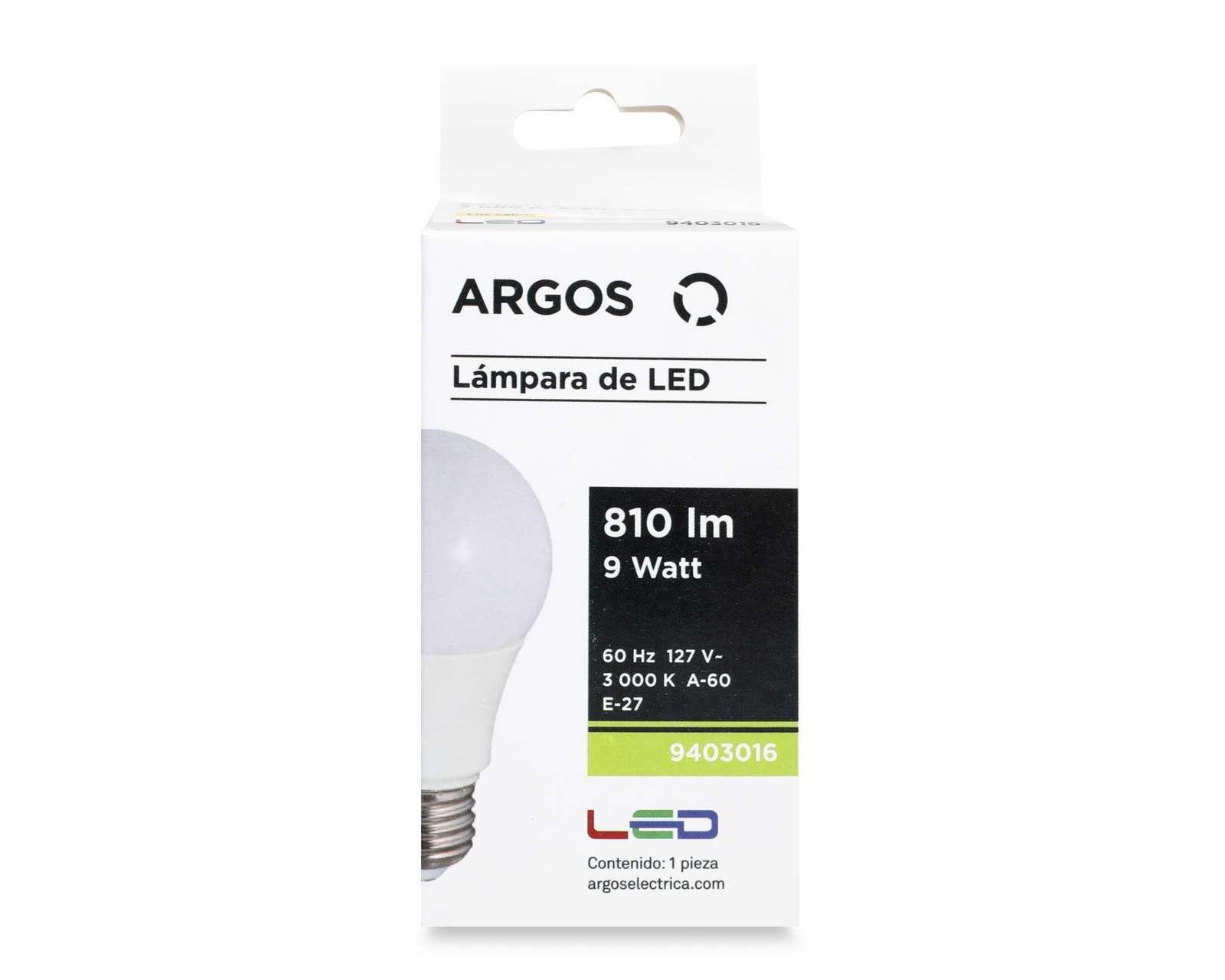Foto 2 pulgar | Foto 1 | Foco LED Argos 09 W Luz Cálida