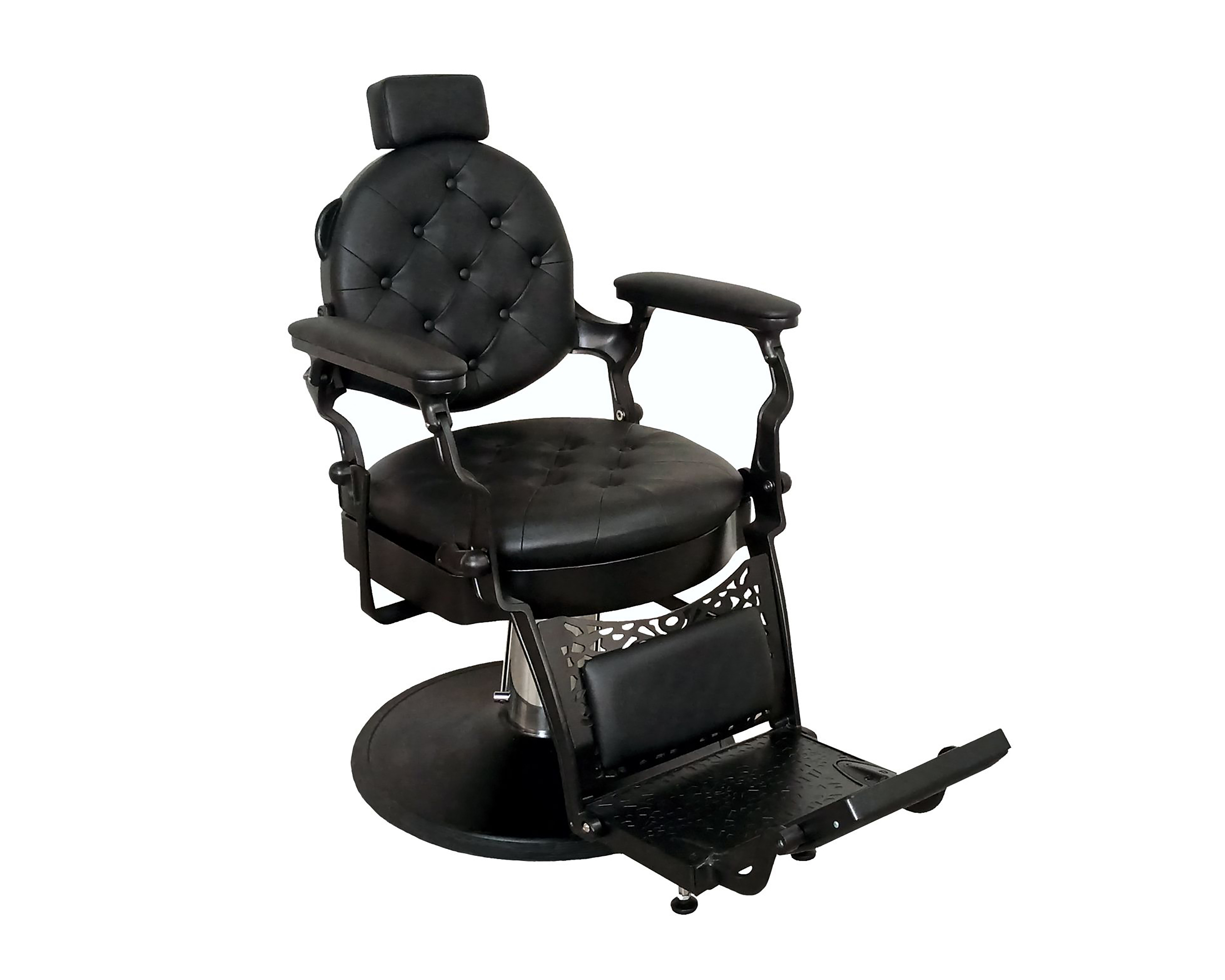 Silla para Barbería Letmex Negra