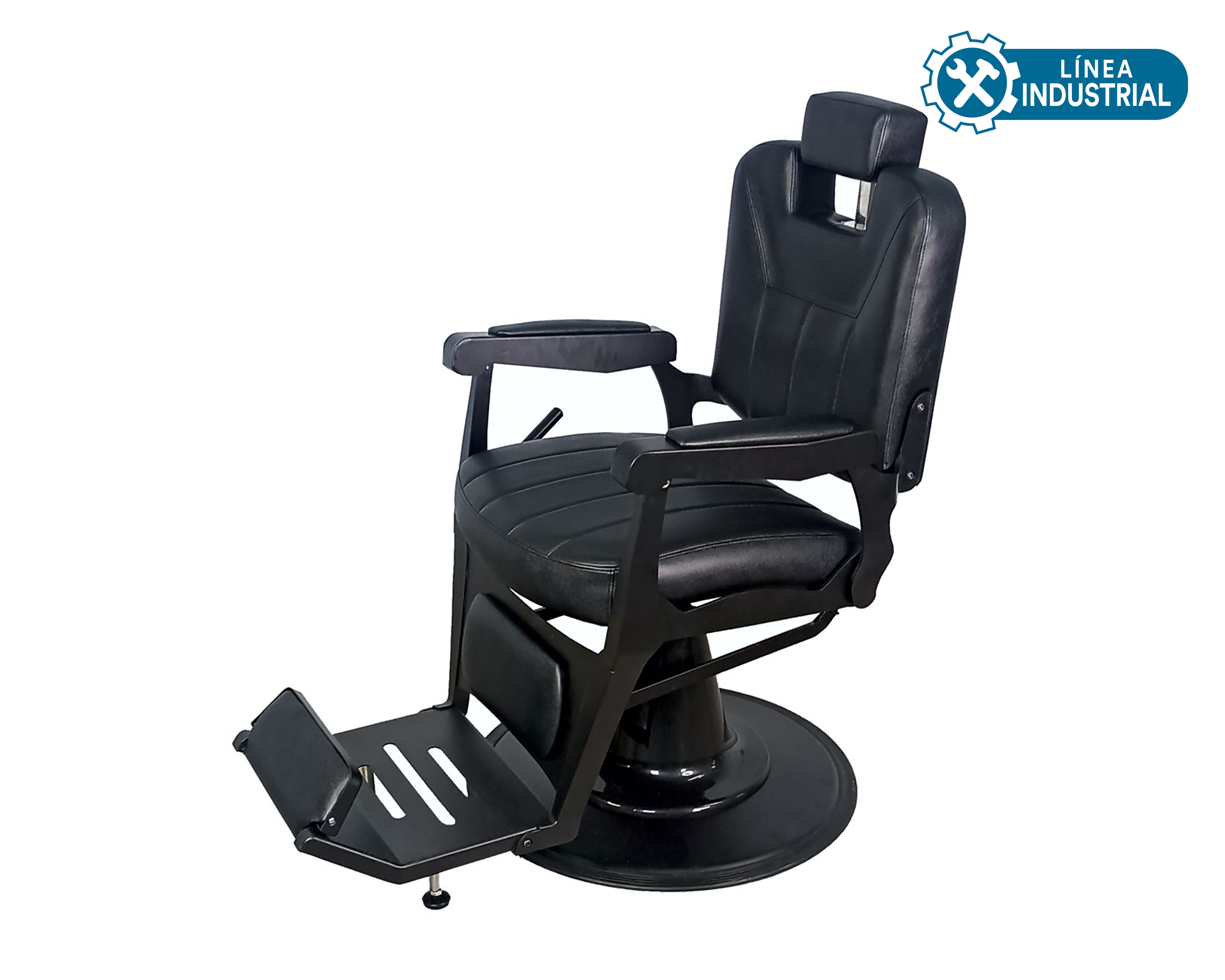 Silla de Barbería Reclinable Letmex Negro