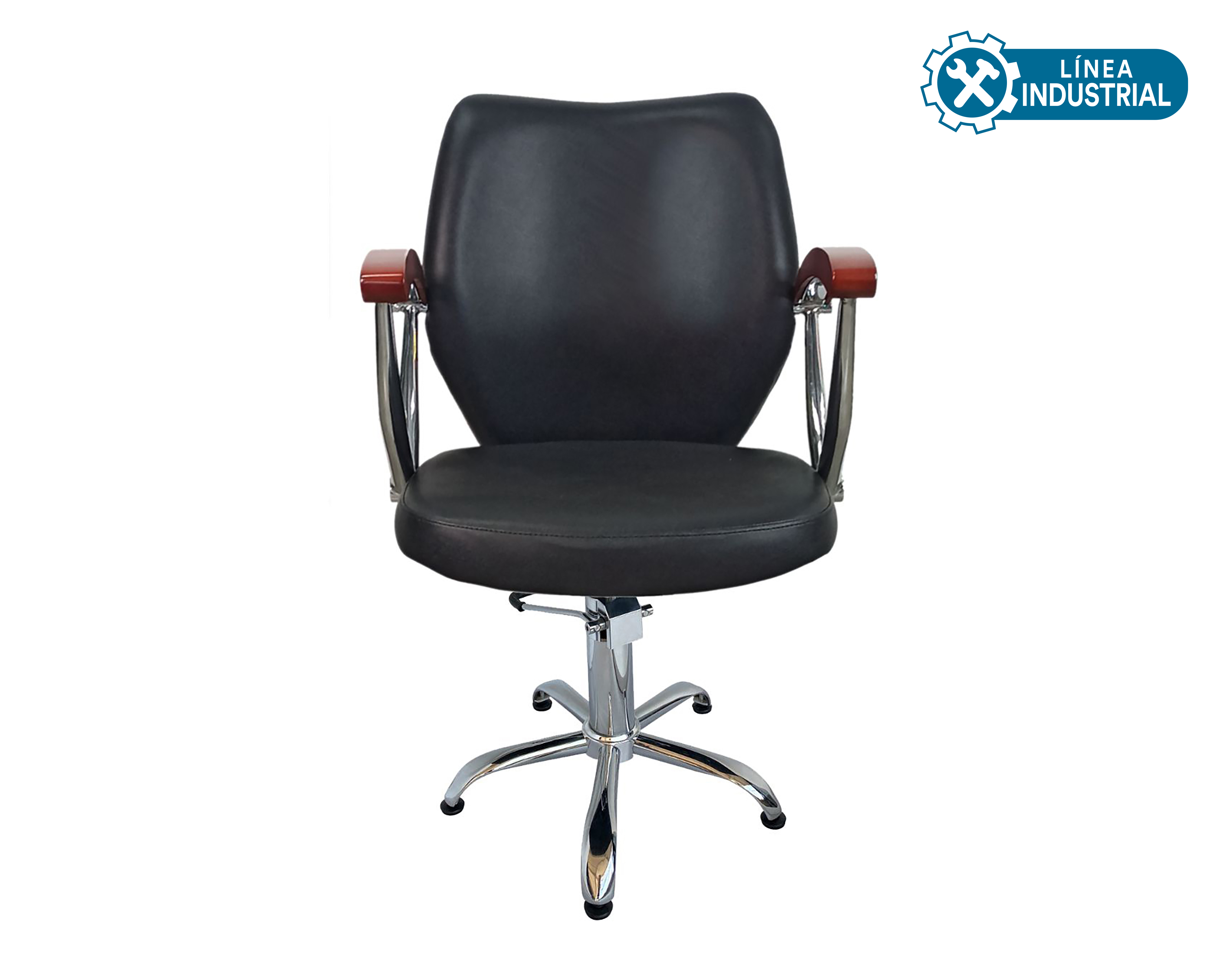 Silla para Corte de Cabello Letmex Negra