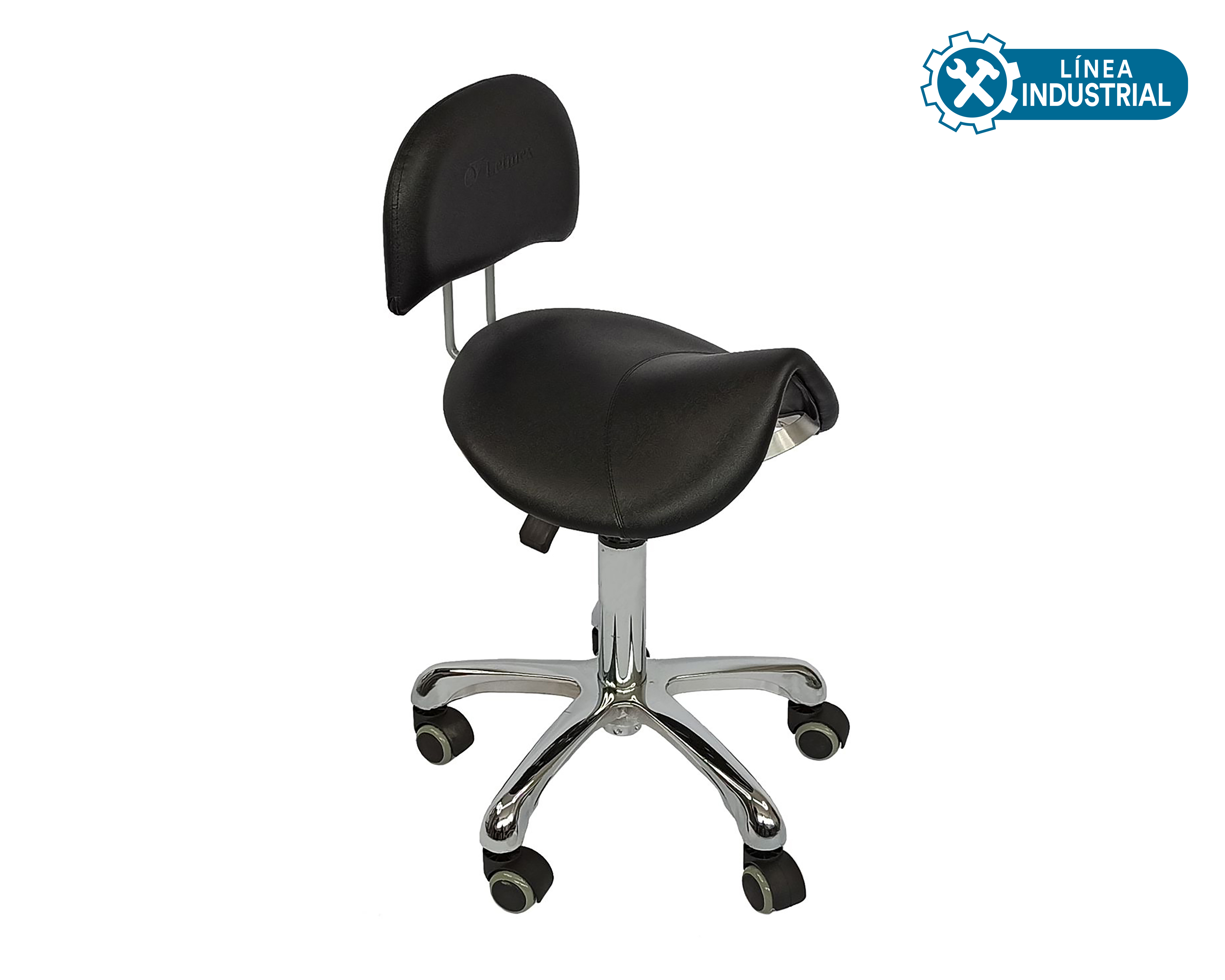 Banco para Manicure y Pedicure Letmex Negro