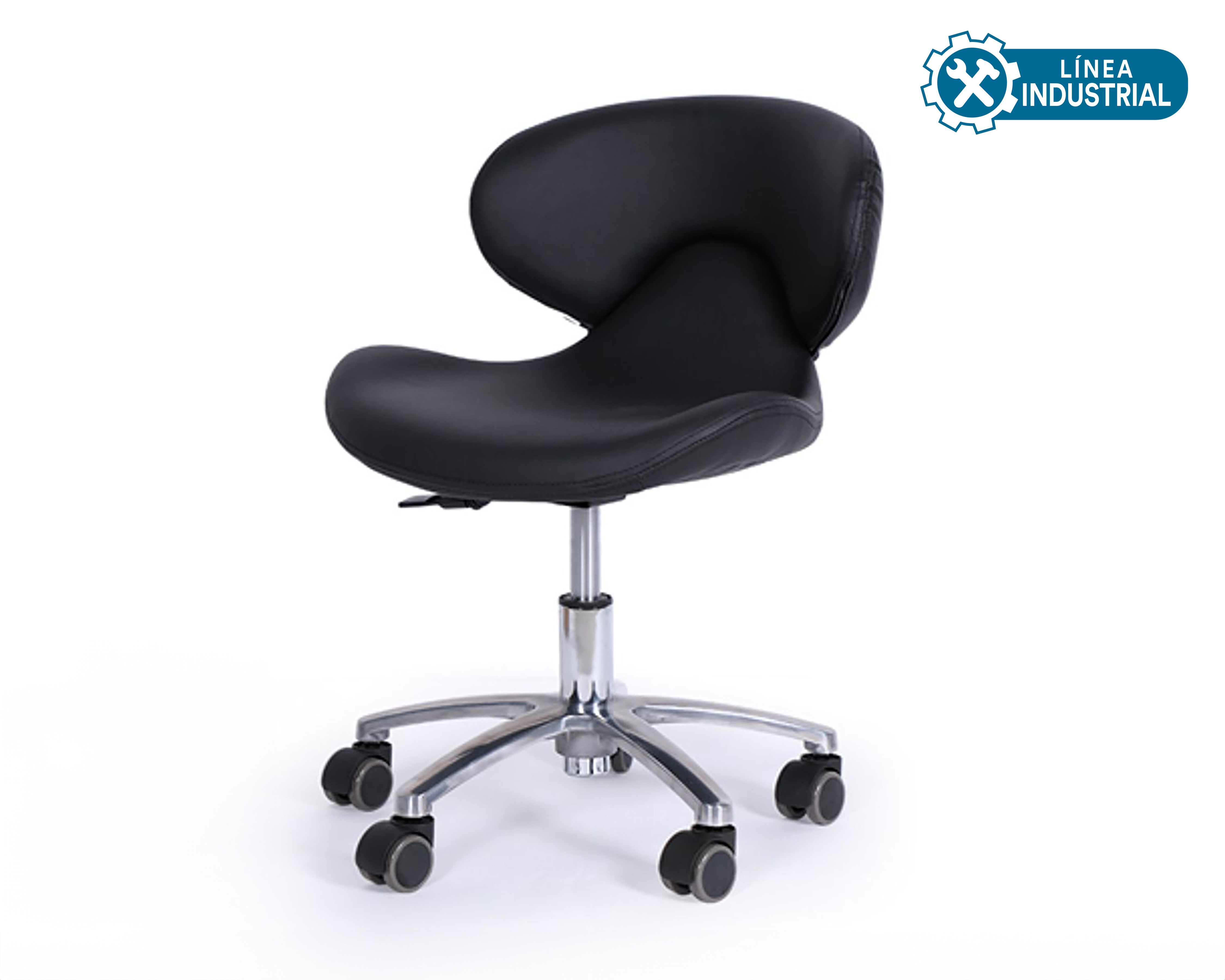 Silla para Corte de Cabello Letmex Negro