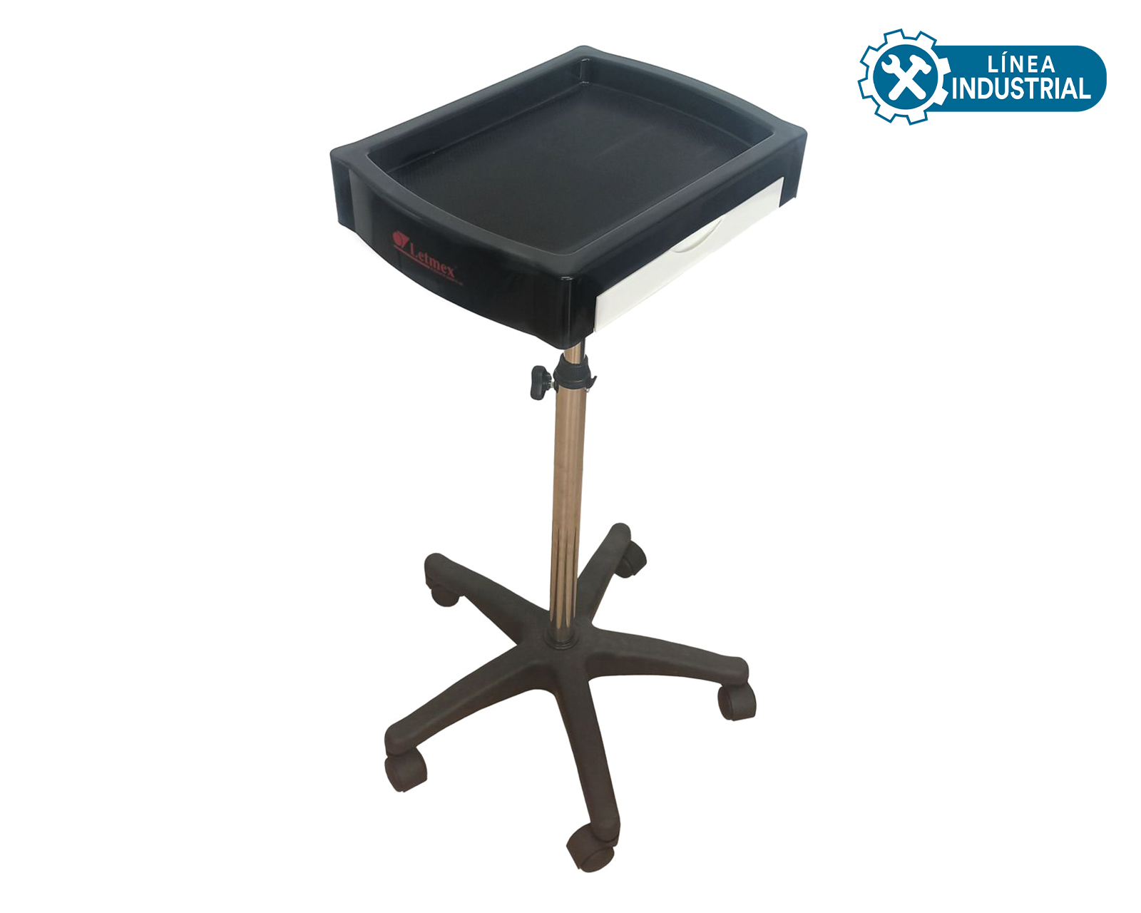 Mesa Auxiliar con Ruedas Letmex de Plástico