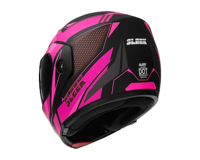 Foto 3 | Foto 3 | Casco para Motociclista Sleek Grande Rosa