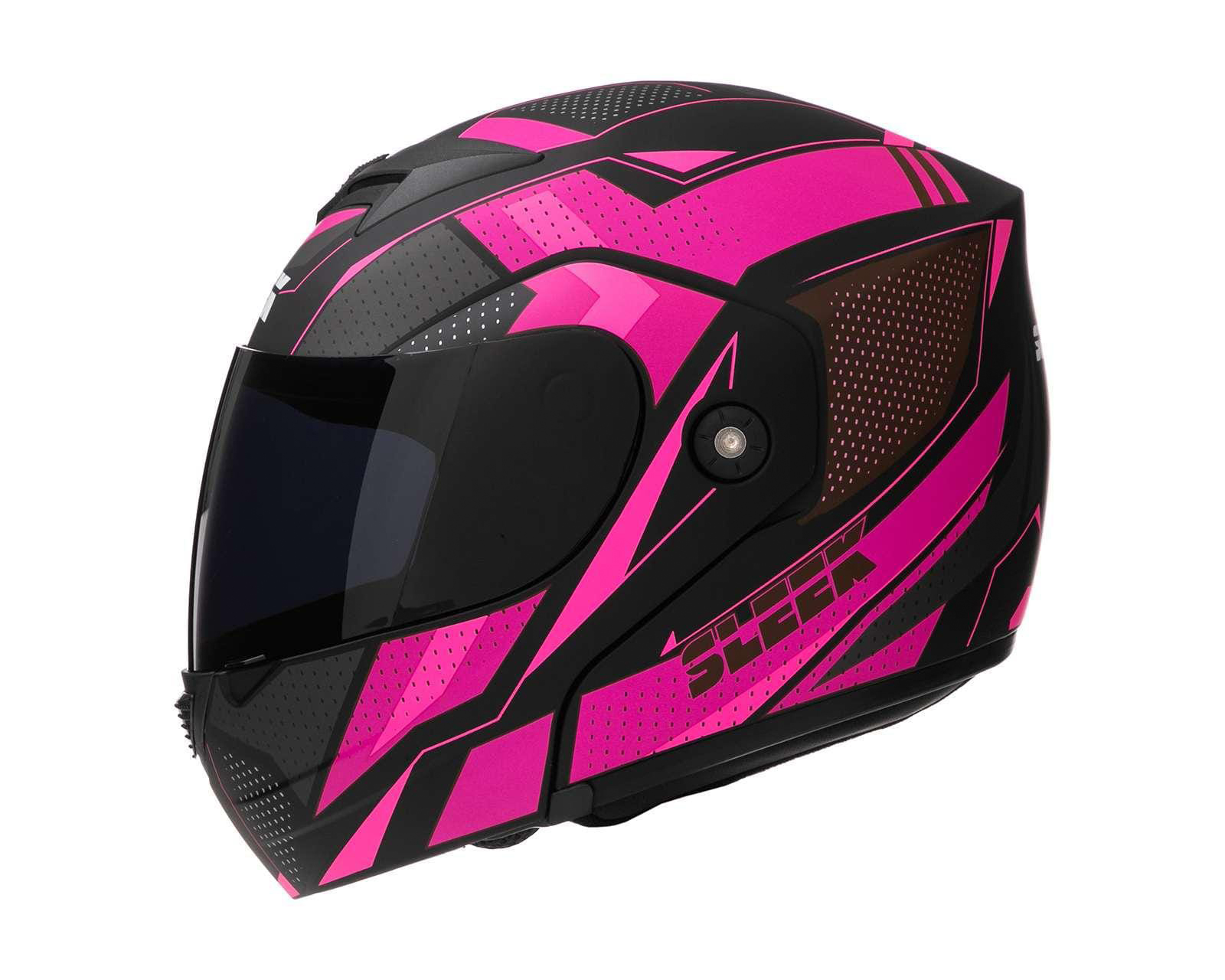 Foto 3 pulgar | Foto 2 | Casco para Motociclista Sleek Mediano Negro