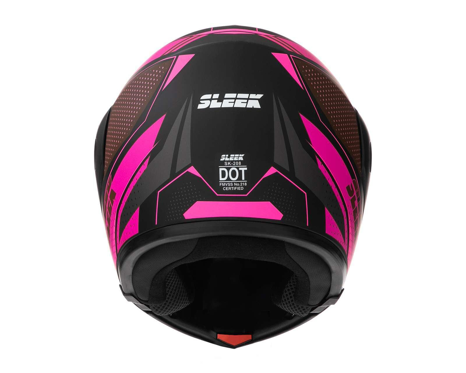 Foto 5 pulgar | Foto 4 | Casco para Motociclista Sleek Mediano Negro