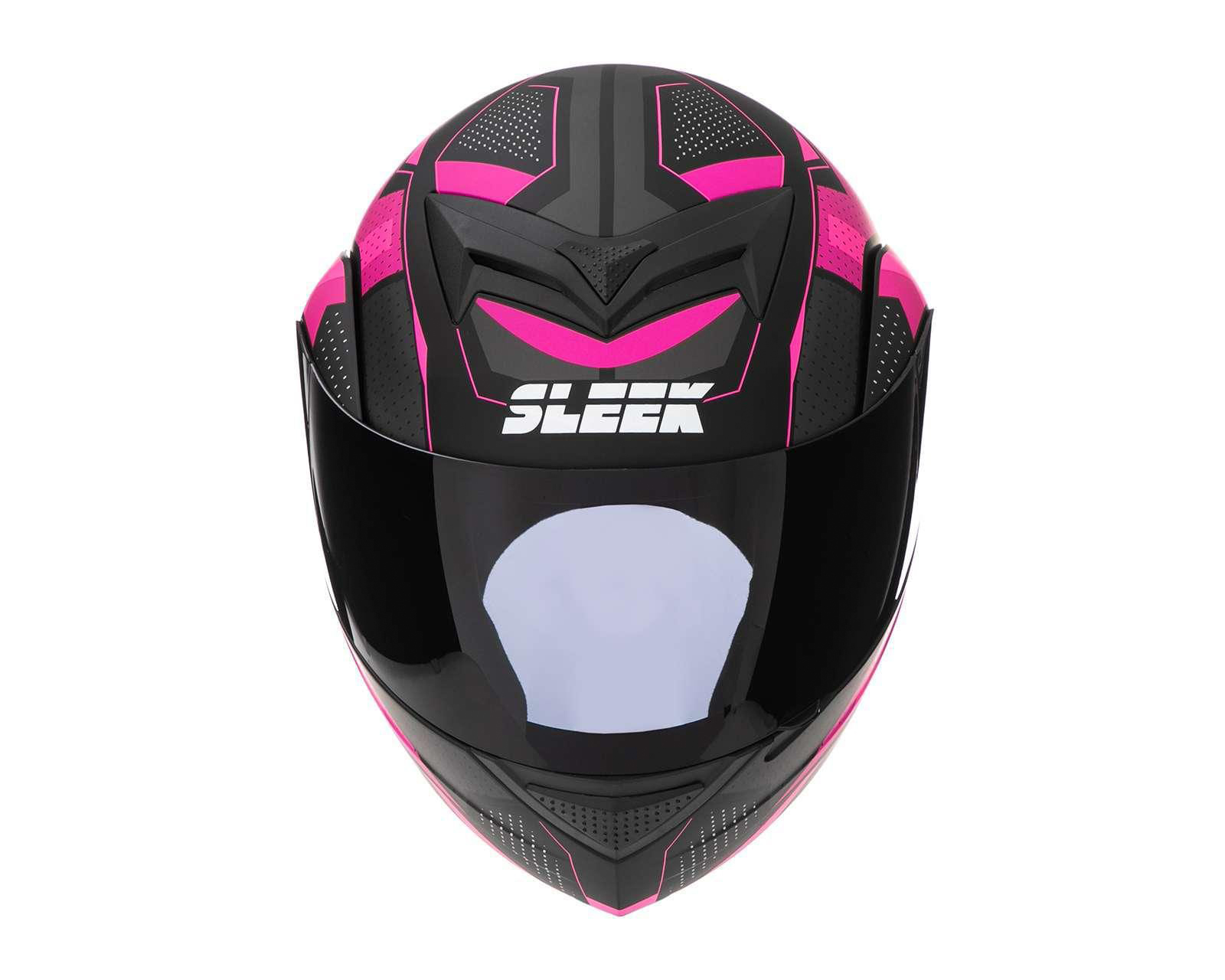 Foto 6 | Foto 6 | Casco para Motociclista Sleek Mediano Negro