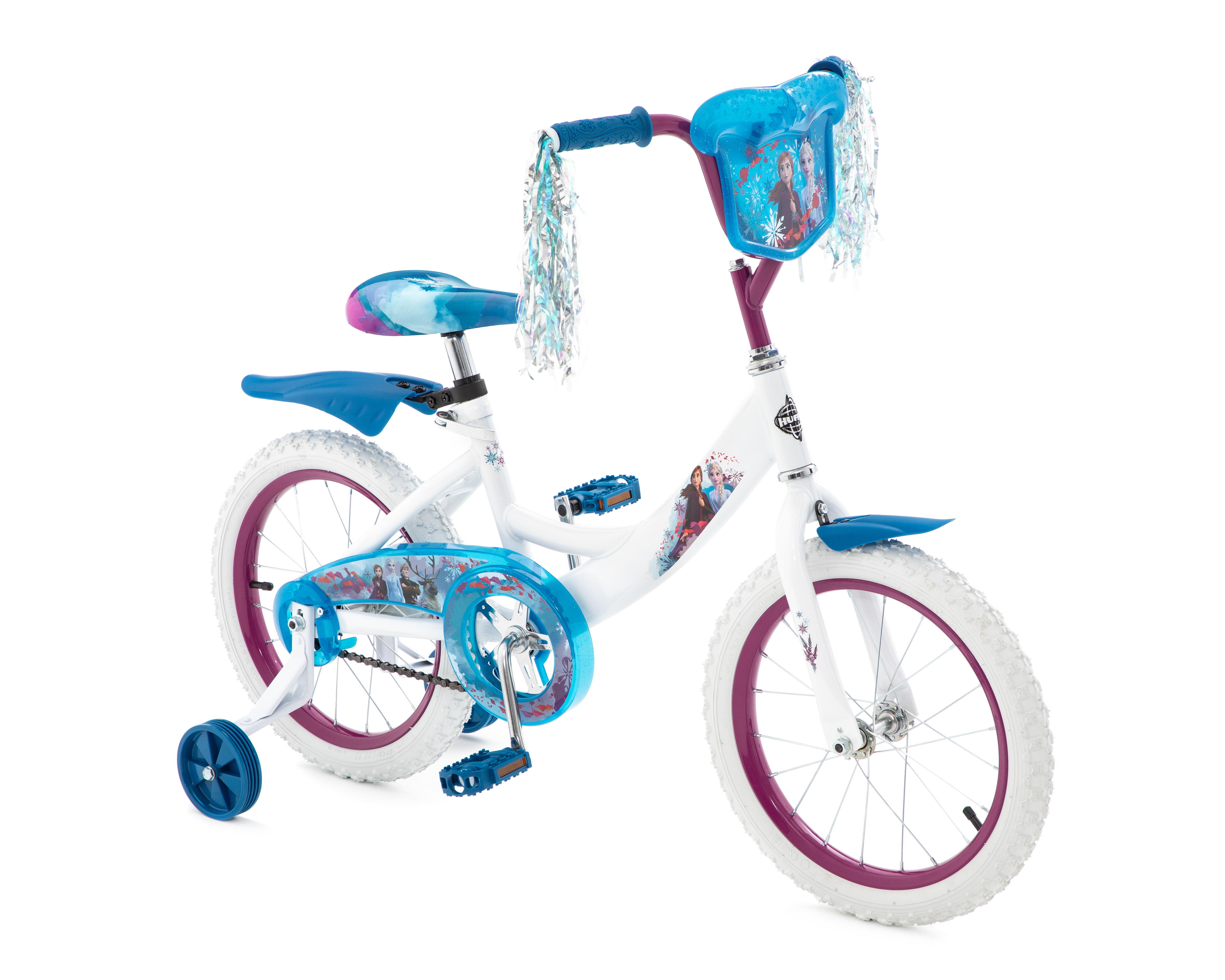Foto 2 pulgar | Foto 1 | Bicicleta Huffy Frozen 16" Blanca