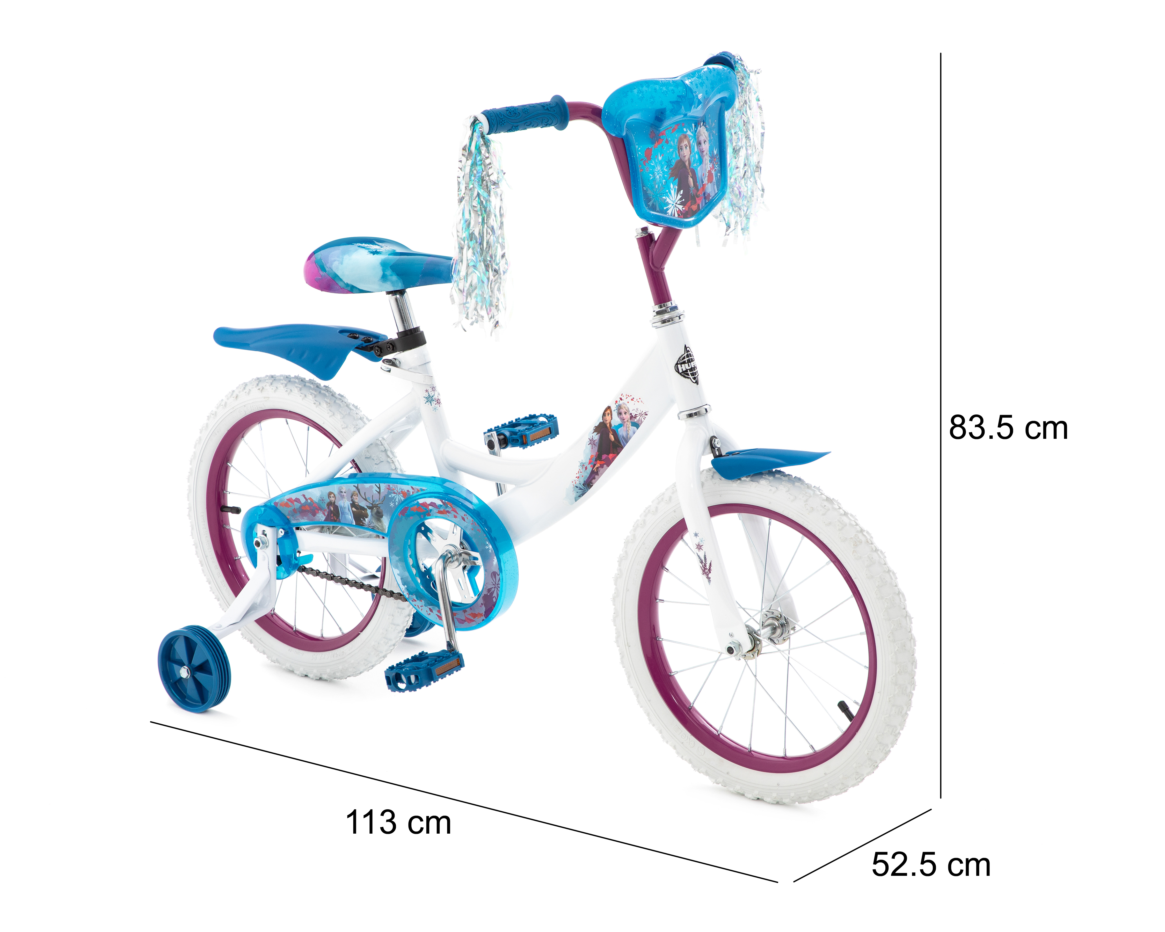 Foto 8 pulgar | Foto 7 | Bicicleta Huffy Frozen 16" Blanca