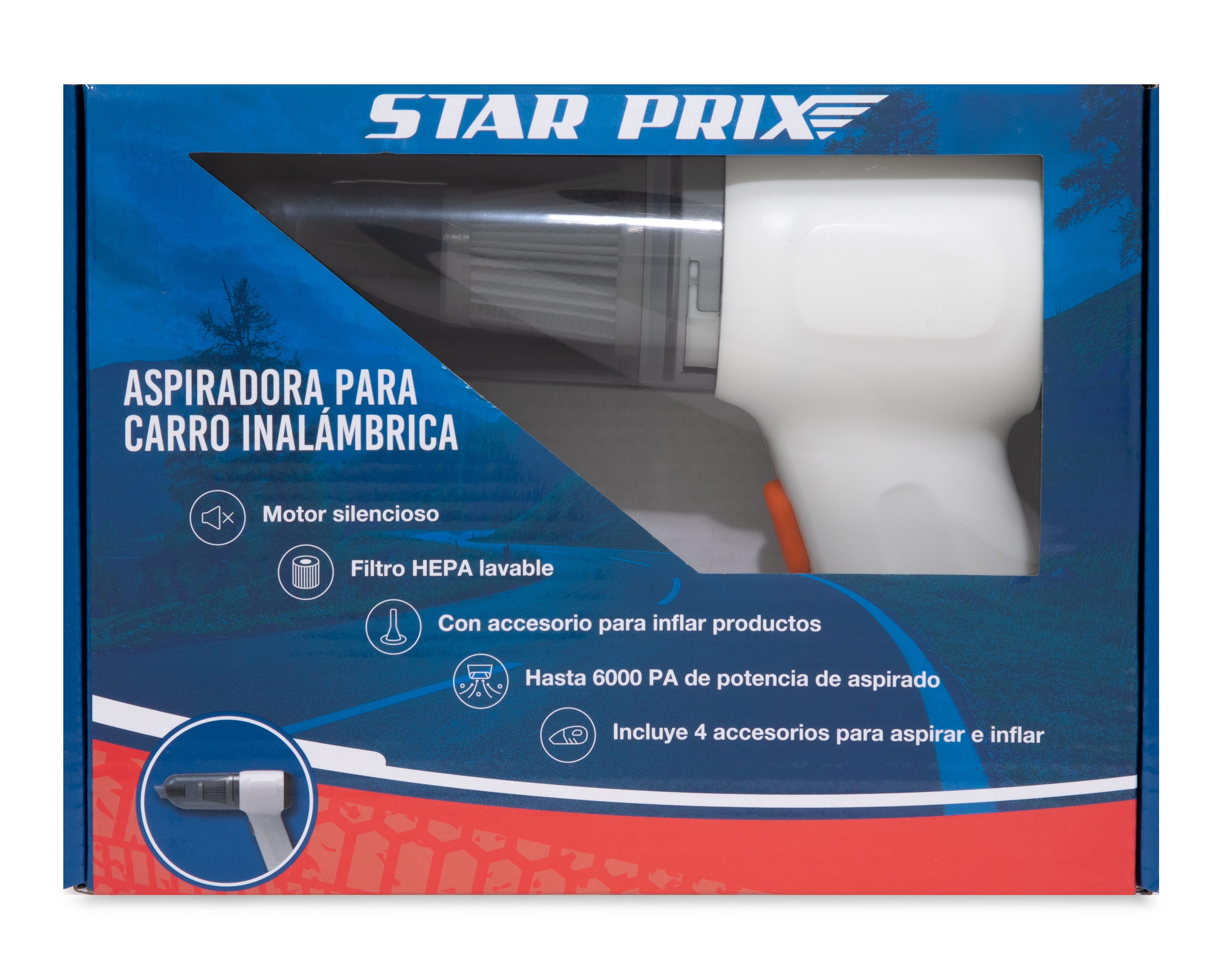 Foto 6 pulgar | Foto 5 | Aspiradora para Auto Star Prix SPAI-1 con 5 Accesorios