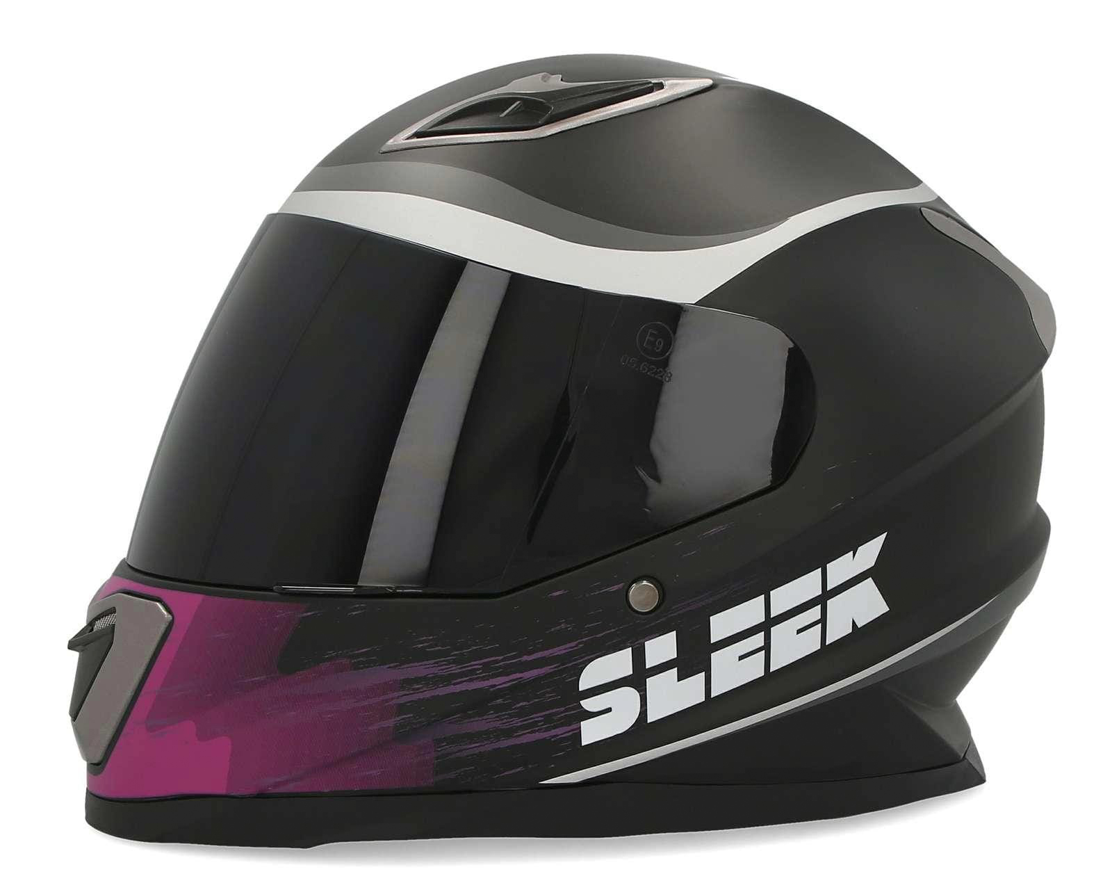Foto 3 pulgar | Foto 2 | Casco para Motociclista Sleek Mediano Rosa
