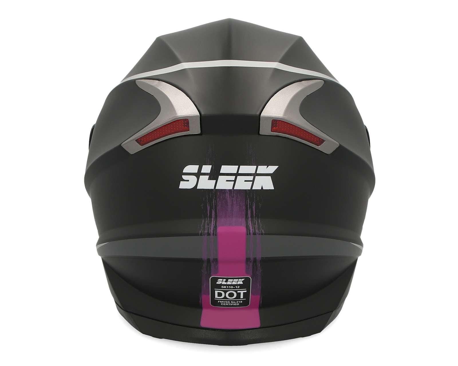 Foto 4 | Foto 4 | Casco para Motociclista Sleek Grande Negro
