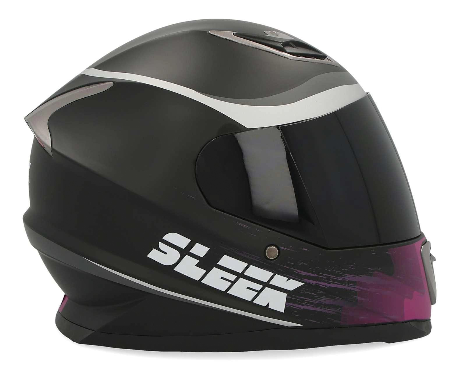 Foto 6 pulgar | Foto 5 | Casco para Motociclista Sleek Grande Negro