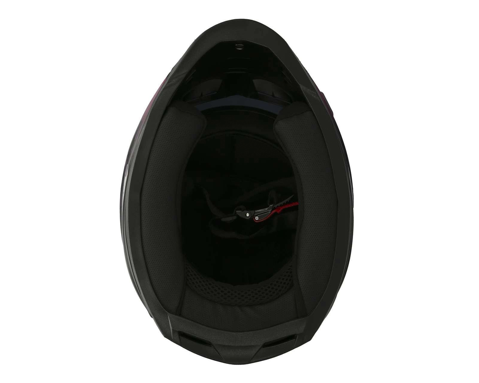 Foto 8 pulgar | Foto 7 | Casco para Motociclista Sleek Grande Negro
