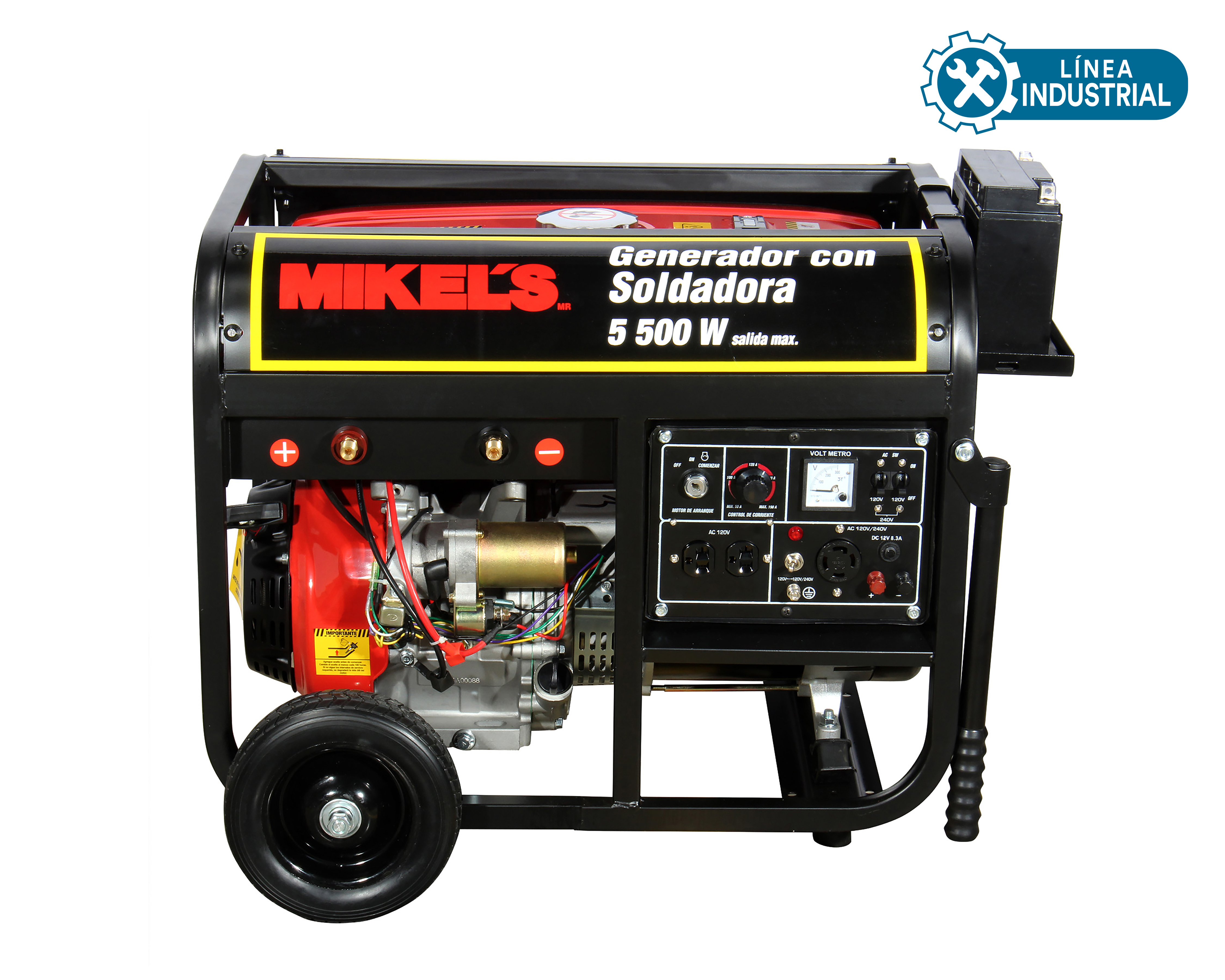 Generador Eléctrico con Soldadora Mikels GCES-55 5500 W
