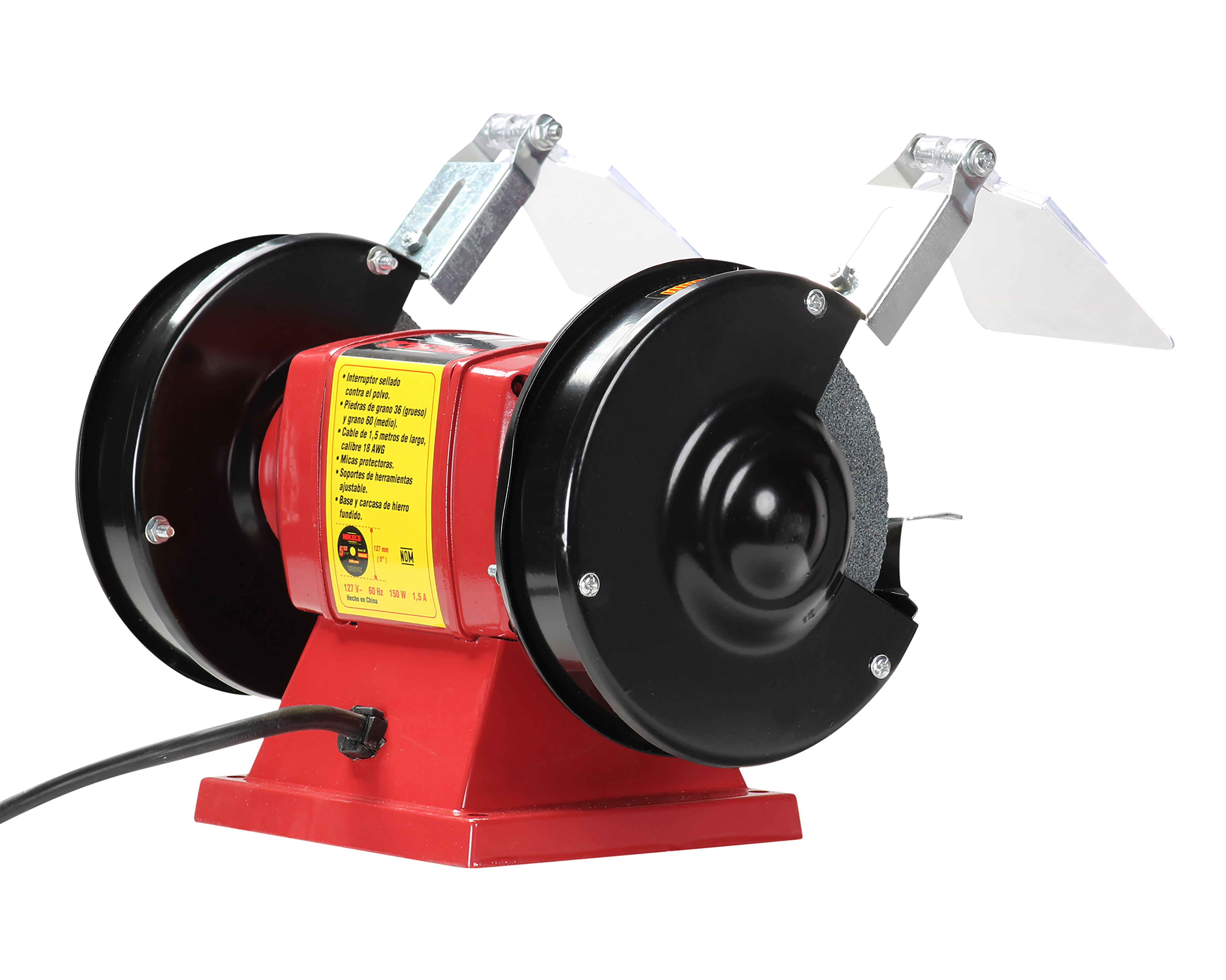 Foto 4 pulgar | Foto 3 | Esmeril de Banco Mikels ED-5