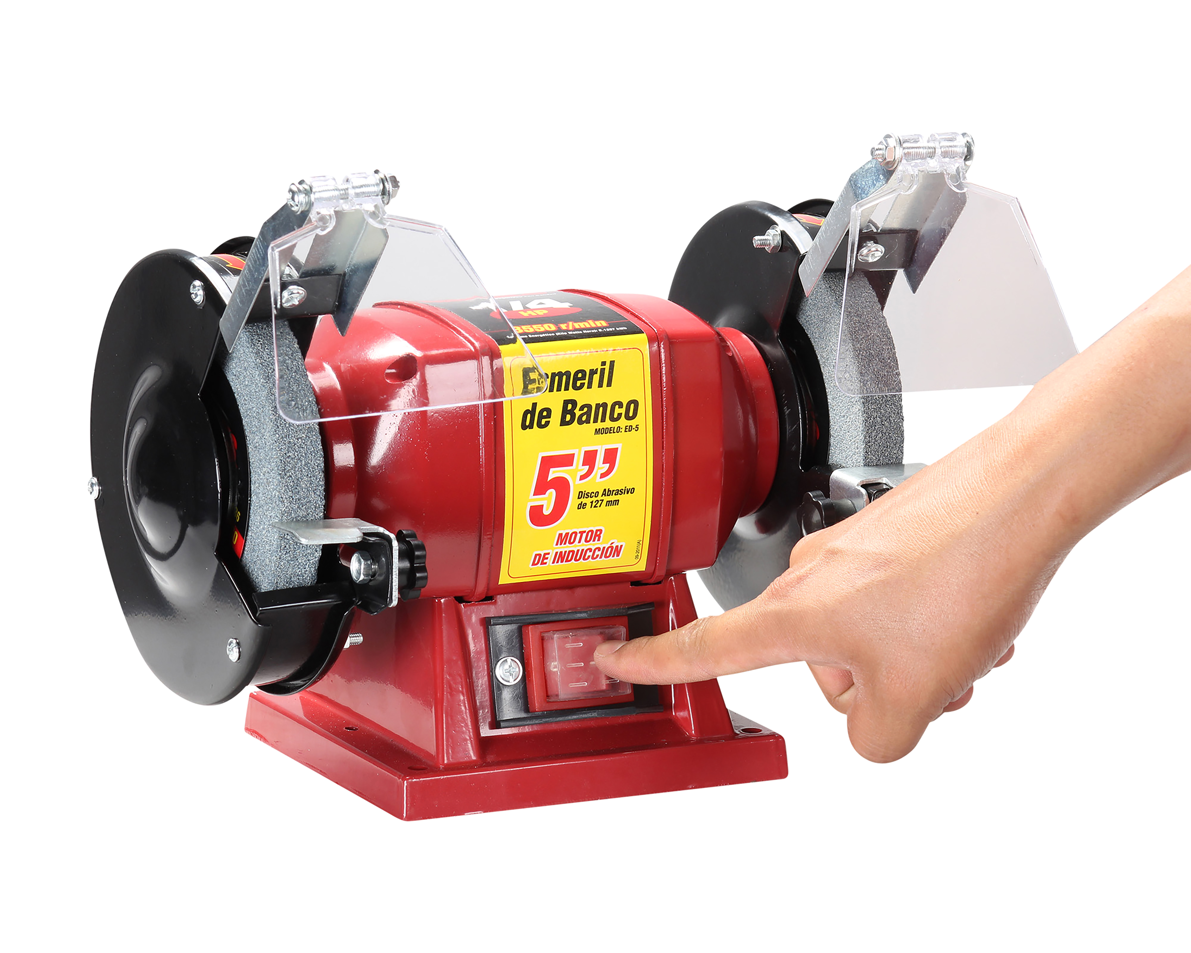 Foto 6 pulgar | Foto 5 | Esmeril de Banco Mikels ED-5