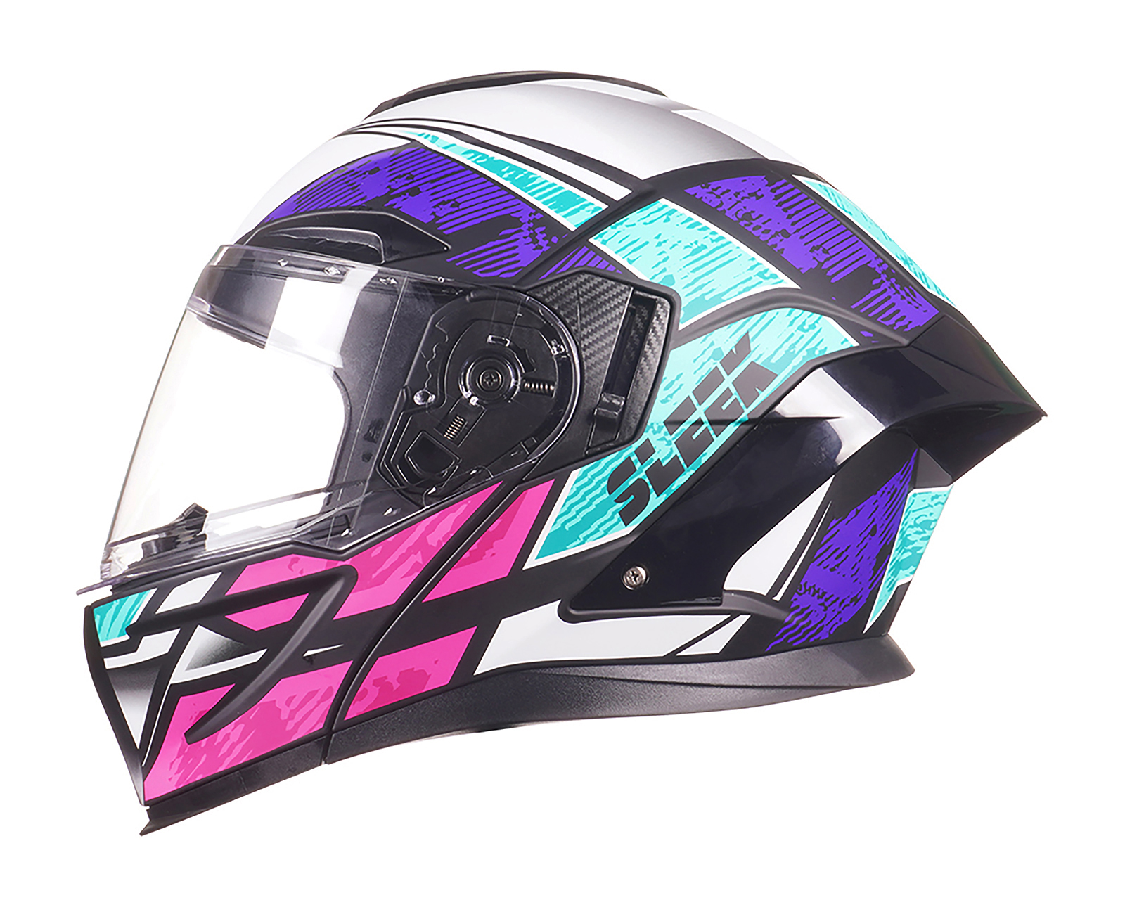 Foto 2 pulgar | Foto 1 | Casco para Motociclista Sleek Mediano Multicolor