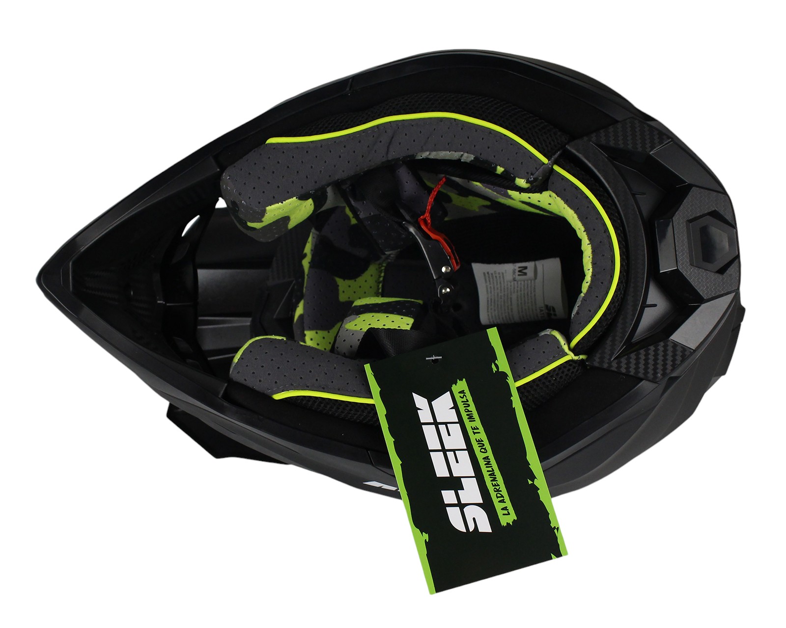Foto 5 pulgar | Foto 4 | Casco para Motocicleta Sleek Grande Negro