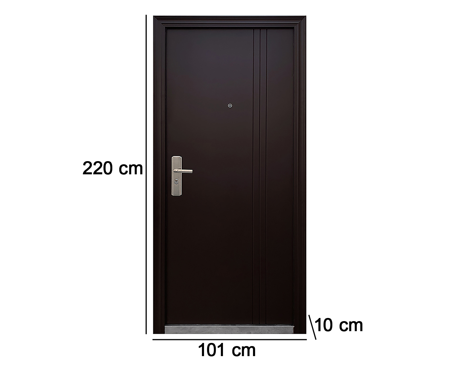 Foto 7 | Foto 7 | Puerta XE Seguridad de Acero para Exterior 101 x 220 cm