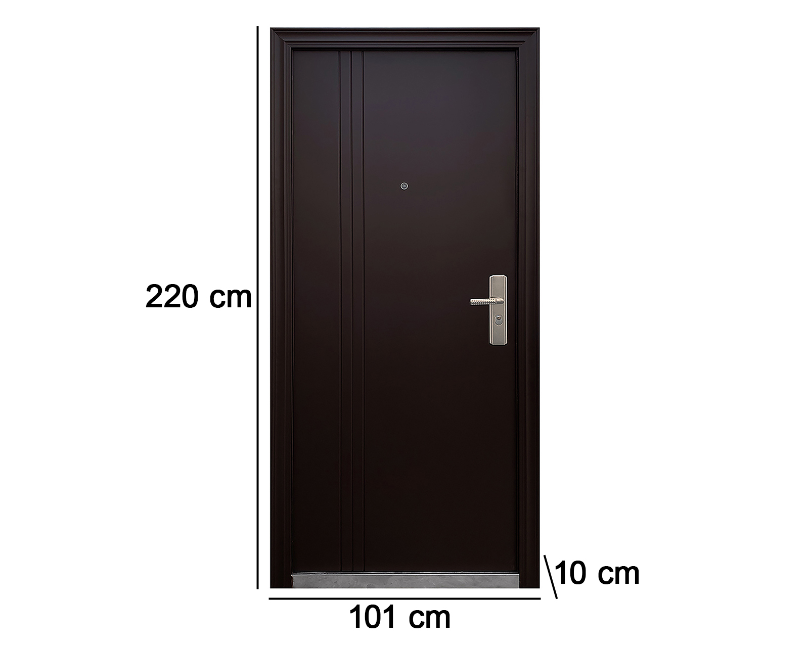 Foto 7 | Foto 7 | Puerta XE Seguridad de Acero para Exterior 101 x 220 cm