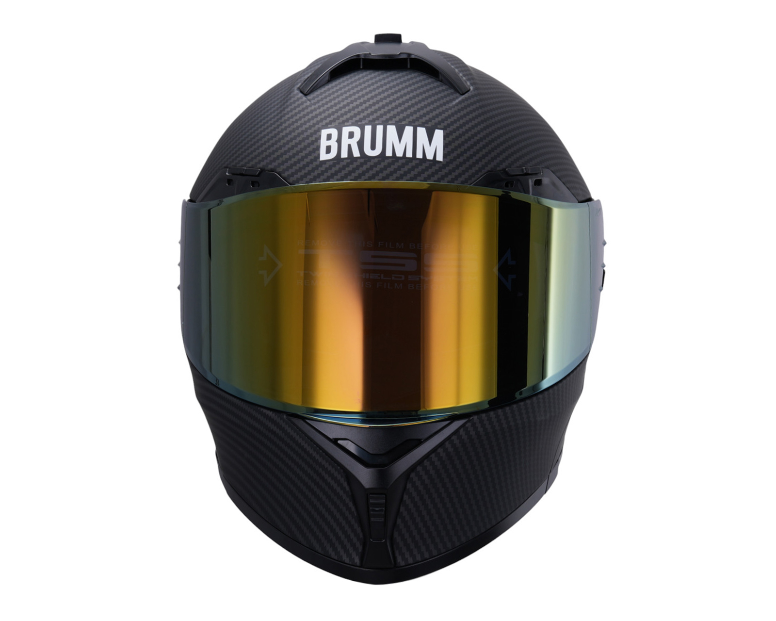 Foto 7 pulgar | Foto 6 | Casco para Motociclista Brumm Mediano Negro Abatible