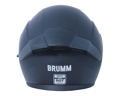 Foto 3 | Foto 3 | Casco para Motociclista Brumm Extra Grande Azul Marino Abatible