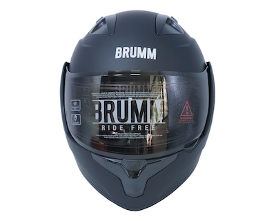 Foto 5 | Foto 5 | Casco para Motociclista Brumm Extra Grande Azul Marino Abatible