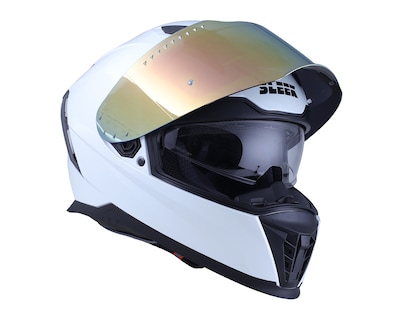 Foto 1 | Foto 1 | Casco para Motociclista Sleek Grande Blanco Abatible