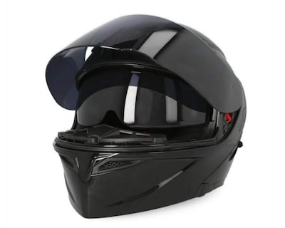 Foto 1 | Foto 1 | Casco para Motociclista Brumm Mediano Negro