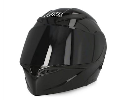 Foto 2 | Foto 2 | Casco para Motociclista Brumm Mediano Negro
