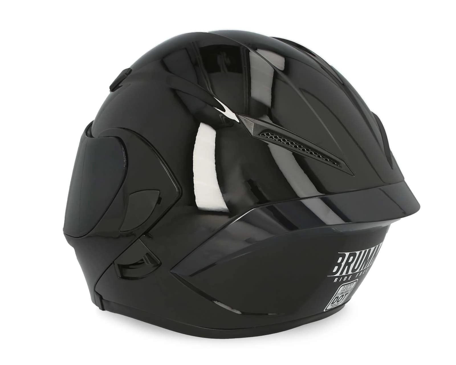 Foto 5 pulgar | Foto 4 | Casco para Motociclista Brumm Mediano Negro